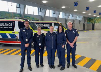 Construction of the new Burnie Ambulance Station has been completed.