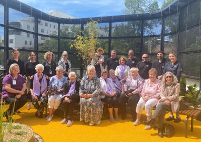 The Wombat Ward garden has been opened at Launceston General Hospital.