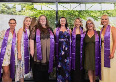 New midwives graduating.