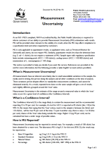 Thumbnail image of the measurement uncertainty notice