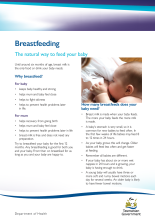 Thumbnail image of a Breastfeeding guide - the natural way to feed your baby thumbnail