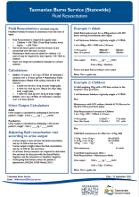 Thumbnail image of the Fluid Resuscitation factsheet