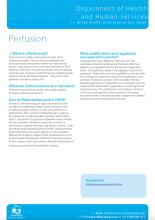 Thumbnail image of the Perfusion career fact sheet