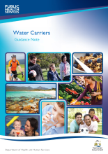 Thumbnail image of the Water carriers guidance note