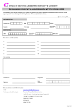 Thumbnail image for Tasmanian Congenital Abnormality Notification Form 2019