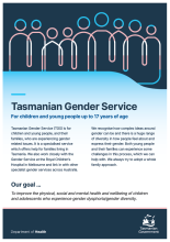 Thumbnail image of the Tasmanian Gender Service Brochure