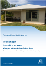 Thumbnail image of the Statewide Mental Health Services - Tolosa Street booklet