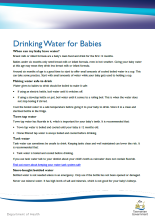 Can My Baby Drink Water?