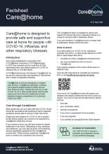 Thumbnail care at home factsheet