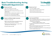 Thumbnail image for telehealth troubleshooting resources