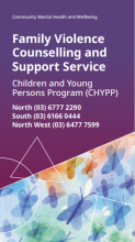 Family Violence Counselling and Support Service children and young persons program thumbnail