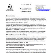 Thumbnail image of the measurement uncertainty notice