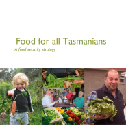 Thumbnail image of the Food for all Tasmanians strategic document.