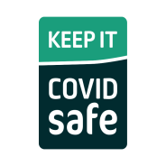 Keep it Covid Safe text in logo