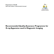 Thumbnail image of the Recommended Quality Assurance Programme for X-ray Apparatus document