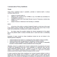 Thumbnail image for COPMM Communication Policy Guidelines thumbnail