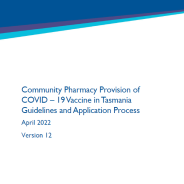  Thumbnail of the Community pharmacy provision of COVID-19 vaccine in Tasmania