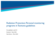 Thumbnail image for radiation protection personal monitoring programs in Tasmania template