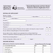 Thumbnail image for Spectacles Assistance Scheme application form