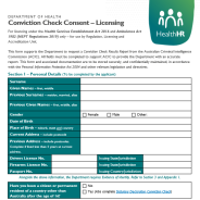 Thumbnail for conviction check consent (Form 4)
