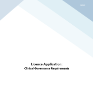 Thumbnail for clinical governance requirements (Form 2)