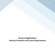 Thumbnail for Iinfection prevention and control requirements (Form 2A)