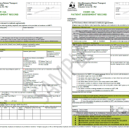 Thumbnail for sample patient assessment record (Form 10A)