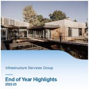 Infrastructure Services Group - end of financial year highlights 2021-22