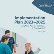 Cover page of the implementation plan 2023-2025