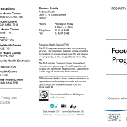 Thumbnail image for podiatry outpatients footcare program