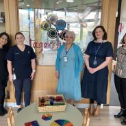 Dr Anjali Subramani, Chloe Brooks, Dr Anagha Jayakar, Dr Jessica Paine and Dr Claire Shaftoe from the Tasmanian Community Paediatric Service, pictured at the tagari lia Bridgewater Child and Family Learning Centre on 8 October, 2024.