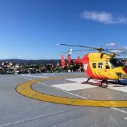 The new LGH Helipad has been officially opened.