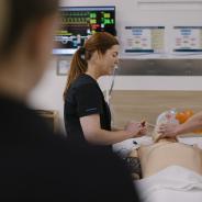 Allied Health professionals demonstrating a procedure