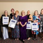 Award winners from the Tasmanian Public Sector Nursing and Midwifery Awards.