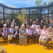 The Wombat Ward garden has been opened at Launceston General Hospital.