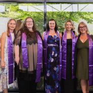 New midwives graduating.